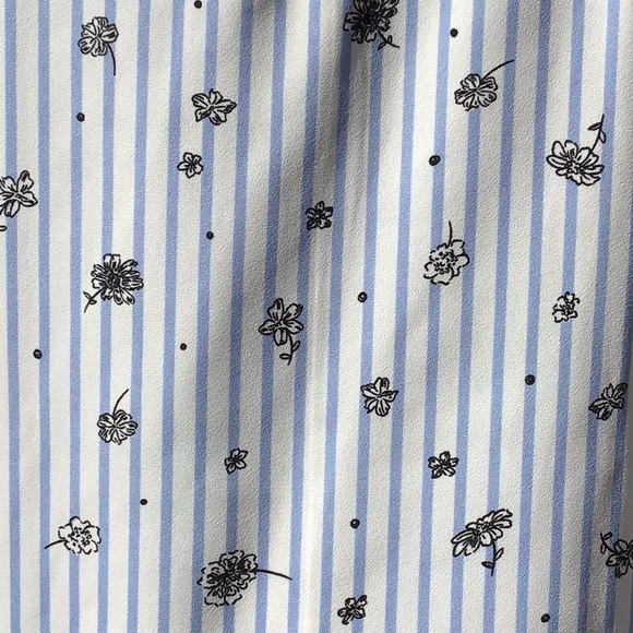 Striped Floral Ladder Back Tank Top 8 Primark - Picture 4 of 8